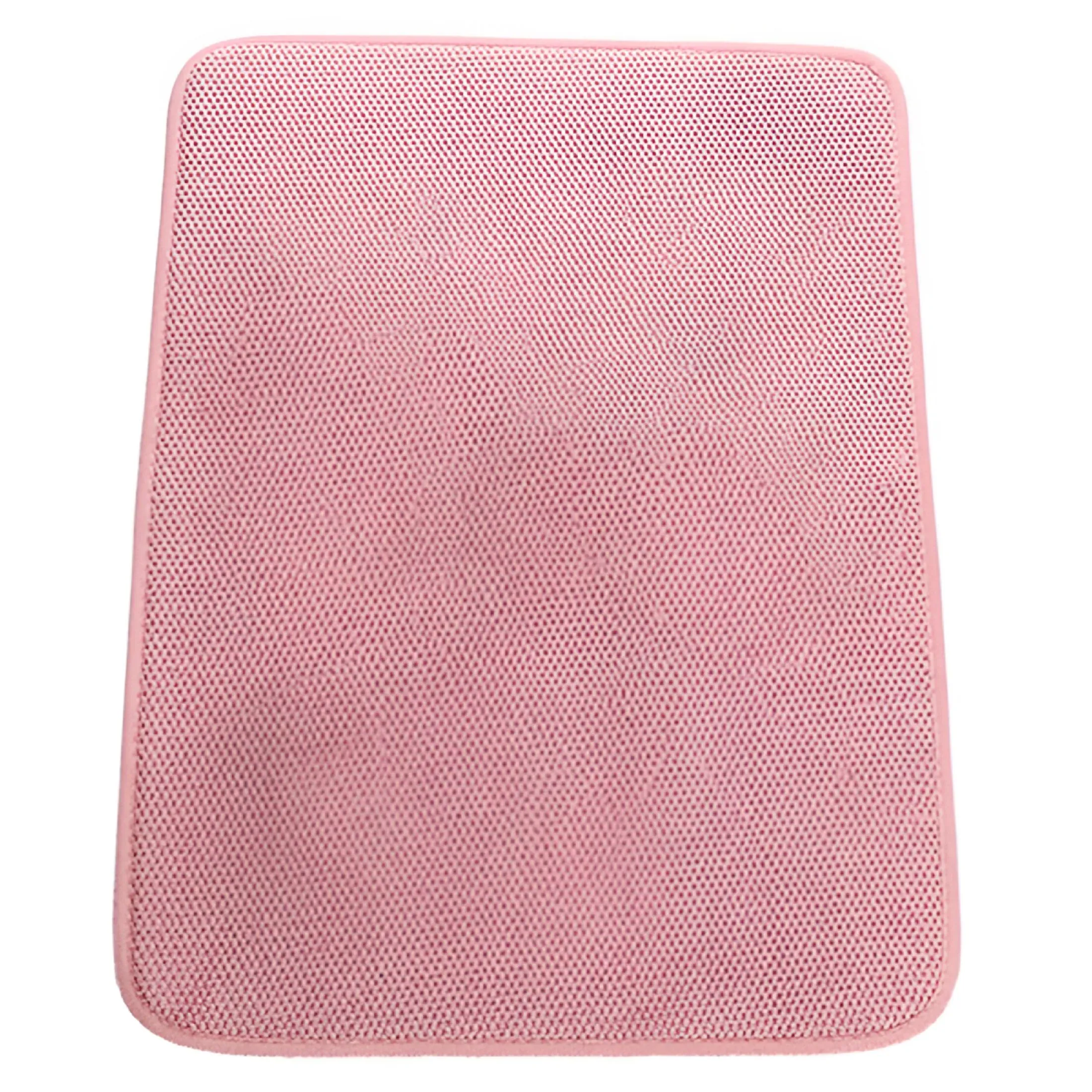 Jumbo Reversible Microfiber Dish Drying Mat, Pink (4-Pack)